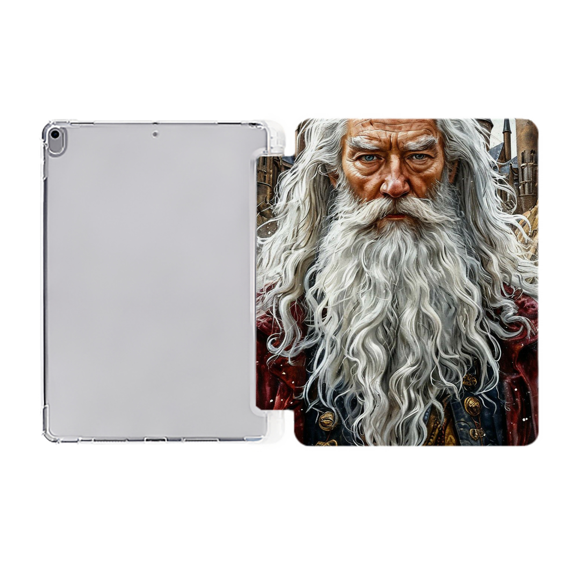 （画像用） Harry Potter ハリー・ポッターシリーズ IPad ケース ペン収納付き 三つ折りスタンド PUレザー×シリコン 対応機種9.5/10.5/10.9インチ